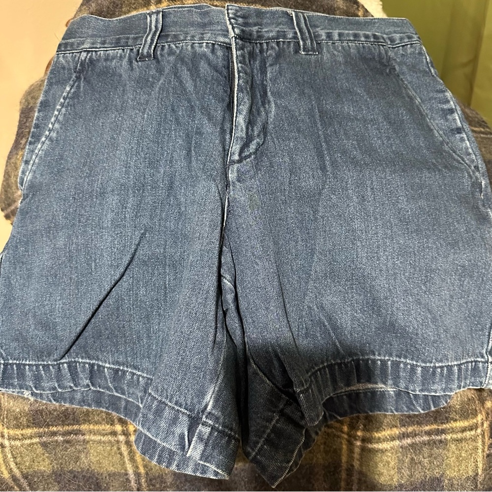 Women's Blue Denim Shorts